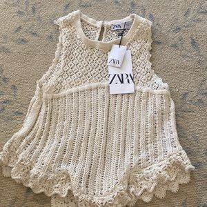 ZARA crochet top